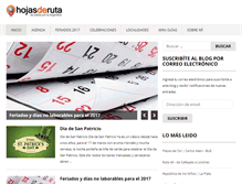 Tablet Screenshot of hojasderuta.com.ar